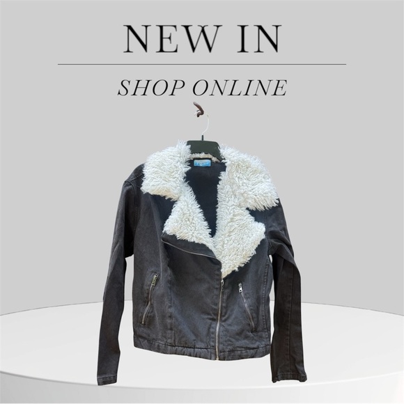 NWOT Show Me Your MuMu Karson Denim Jacket Washed Black Size Medium - Picture 3 of 9